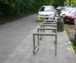 Stojaki od strony ul Brzozowej